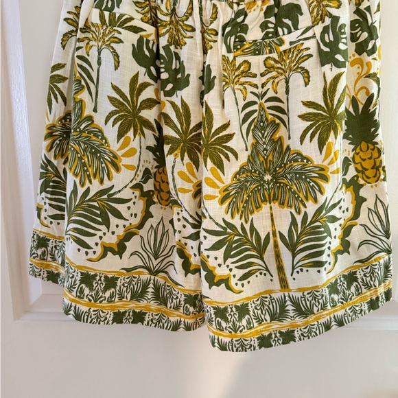 MONTEAU LOS ANGELES wide Leg Shorts CLASSIC L Large Tropical print. Pock… NICE - Picture 8 of 11